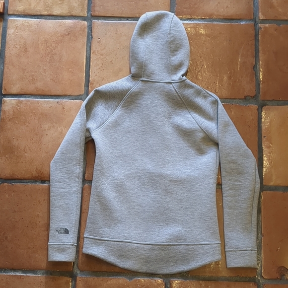 North Face Thermal 3D Snap Hoodie Jacket Women's Small Light Heather Gray - Picture 2 of 6